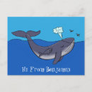 Zoek naar cartoon walvis briefkaarten Schattig