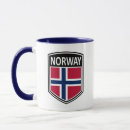 Recherche de drapeau de la norvège tasses National