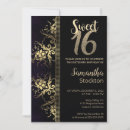 Zoek naar elegant black and gold invitations Trendy