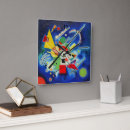 Recherche de peinture bleue horloges Coloré