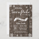 Recherche de hivernal invitations Fête de bébé d'hiver