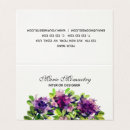 Recherche de fleurs lilas cartes visite Violet