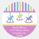 Recherche de cheval carrousel autocollants Baby