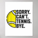 Recherche de joueur de tennis posters Unique