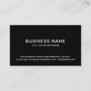 Recherche de monochrome cartes visite Entreprise