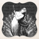 Recherche de créature imaginaire dessous de verres Sirène