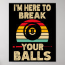 Recherche de joueur de billard posters Rétro