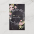 Recherche de floral vintage cartes visite Customer