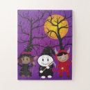 Recherche de sinistre puzzles Halloween