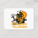 Recherche de halloween heureux cartes visite Effrayant
