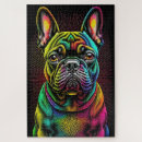 Recherche de frenchie puzzles Noir