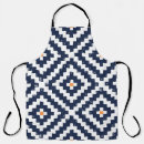 Recherche de motif ethnique tabliers Blanc