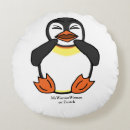 Recherche de pingouin drôle coussins Rire