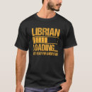 Recherche de bibliothécaire tshirts Apprentissage