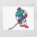 Zoek naar ijshockey briefkaarten Hockey player