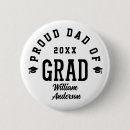Zoek naar trotse vader buttons Zwart wit