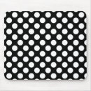 Recherche de pois noir et blanc tapis souris Rétro