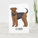 Recherche de airedales vœux cartes Animal