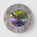 Recherche de cadre rond horloges Bois
