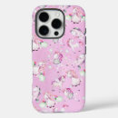 Recherche de mignons de licorne iphone coques Couleurs arc en ciel