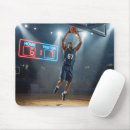 Recherche de joueur basket tapis souris Sports