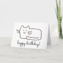 Zoek naar katten cartoon kaarten Grappige kat
