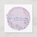 Recherche de cercles abstraits cartes visite Maquillage
