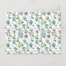 Recherche de motif floral cartes postales Joli