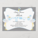 Recherche de corde linge invitations Bleu