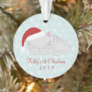 Recherche de races de chat ornements Noël