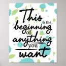 Zoek naar nieuw begin posters Aanmoediging