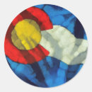 Recherche de montagne rouge autocollants Colorado