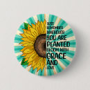 Zoek naar zonnebloemen buttons Retro