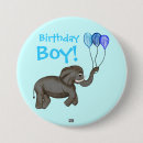 Recherche de éléphant bleu badges Animaux