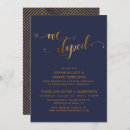 Recherche de navy and gold invitations Pour eux