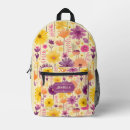 Recherche de modèle floral sacs Jaune