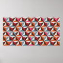 Zoek naar patroon posters Blauw