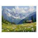 Recherche de paysage alpin posters Fleur sauvage