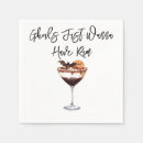 Recherche de rhum serviettes Cocktails