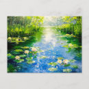 Recherche de paysage floral cartes postales Été