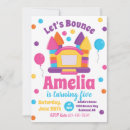 Recherche de bounce house anniversaire invitations Maison de rebond