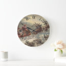 Recherche de père noël vintage horloges Renne