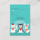 Recherche de animaux standard cartes visite Pour animaux