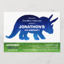 Recherche de watercolor dinosaur invitations Bleu