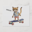 Recherche de funny cat cartes postales Chat