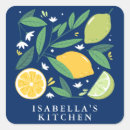 Recherche de fruit jaune autocollants Citron