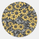 Zoek naar gele bloemen stickers Patroon