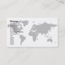 Recherche de carte globale cartes visite Affaires