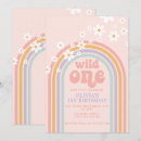 Recherche de arc en ciel floral invitations Pour enfants