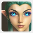 Recherche de fée verte autocollants Beau